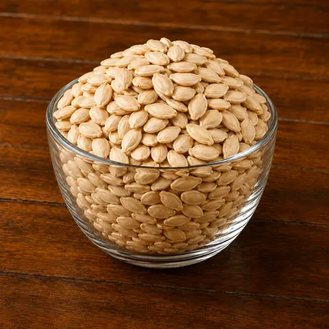 Melon Seeds presented in premium glassware